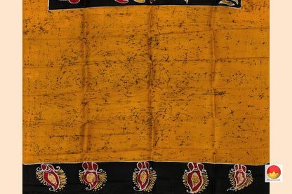 Batik Silk Saree - Handwoven Pure Silk - PB 293 - Saris & Lehengas - Panjavarnam