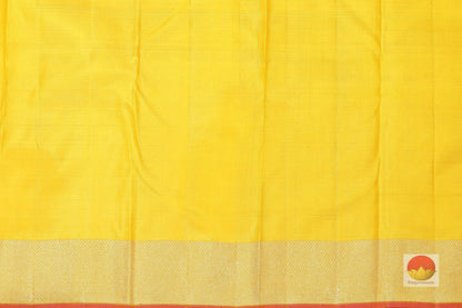 Beige and Yellow Handwoven Pure Silk Kanjivaram Saree - Pure Zari - PVVK 106948 Archives - Silk Sari - Panjavarnam