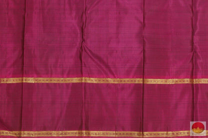 Black & Magenta - Handwoven Kanchipuram Silk Saree - Pure Silk - Pure Zari - PV G 4137 - Archives - Silk Sari - Panjavarnam