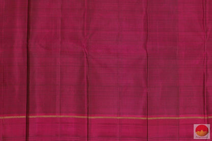 Black & Magenta - Handwoven Kanchipuram Silk Saree - Pure Zari - PV G 4164 Archives - Silk Sari - Panjavarnam