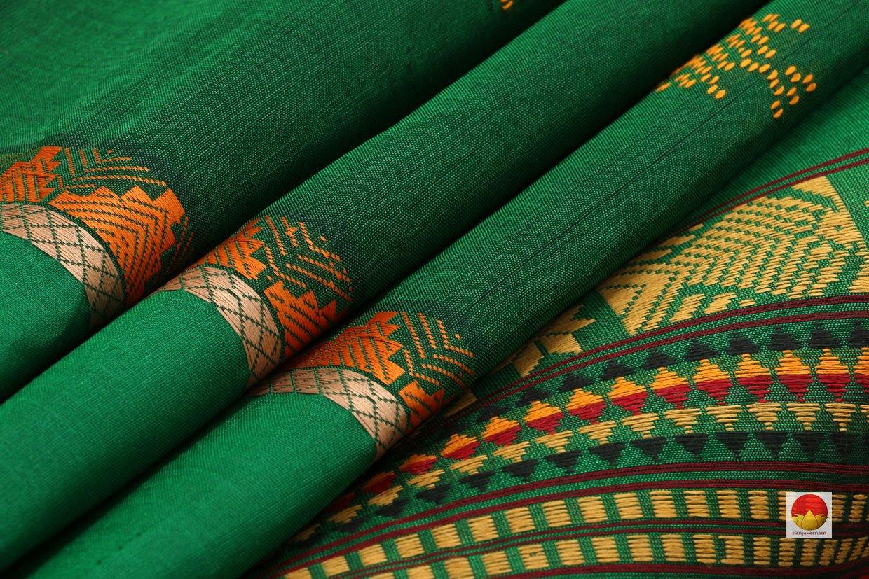 Bomkai Work - Silk Cotton Saree - Handwoven Kanchi Silk - KSC 315 - Archives - Silk Cotton - Panjavarnam