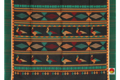Bomkai Work - Silk Cotton Saree - Handwoven Kanchi Silk - KSC 320 - Archives - Silk Cotton - Panjavarnam