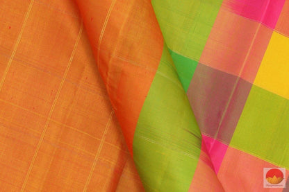 Borderless Handwoven Kanchipuram Pure Silk Saree - PV G 4233 - Archives - Silk Sari - Panjavarnam