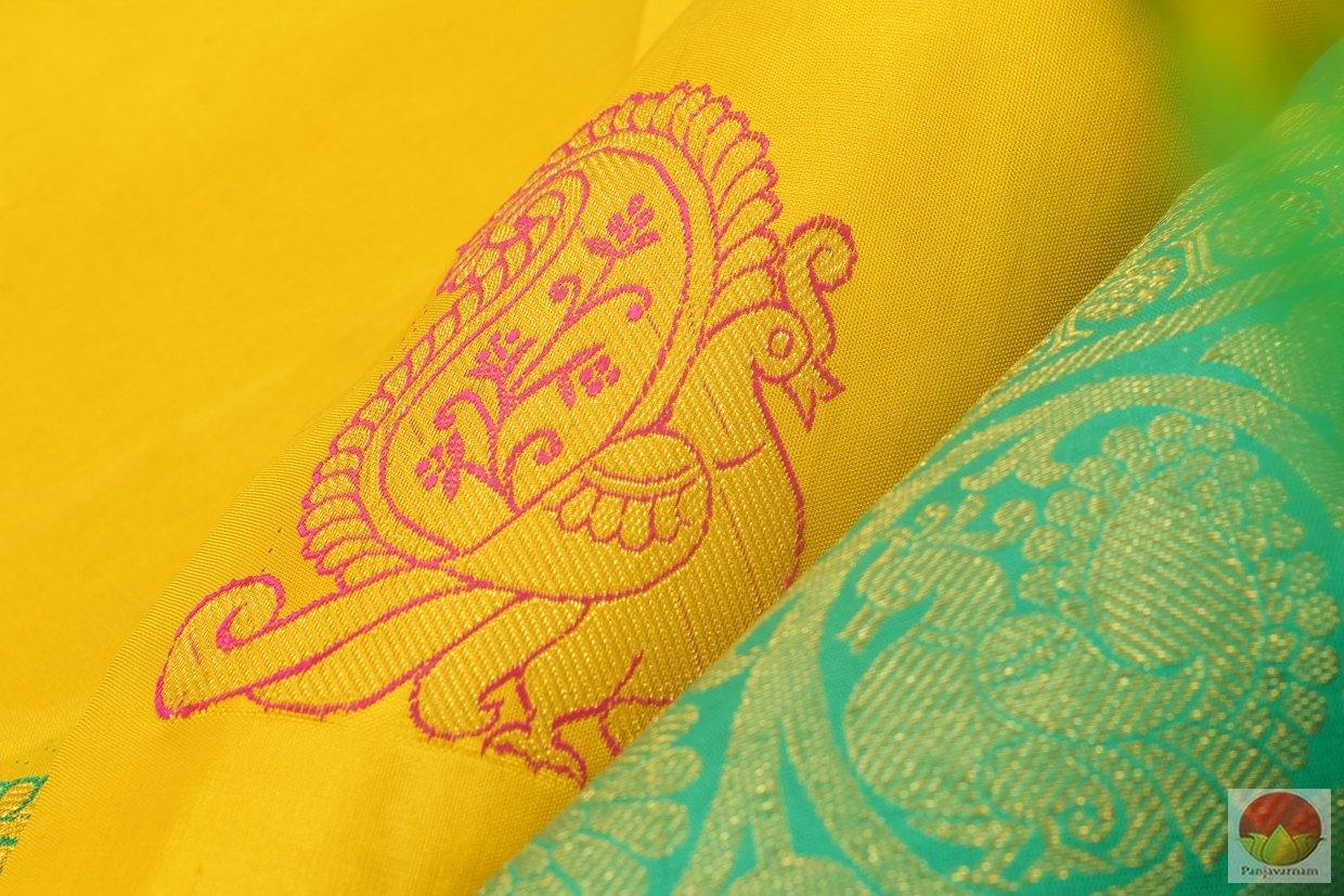 Borderless - Handwoven Kanchipuram Silk Saree - Pure Silk - Pure Zari - PV G 4131 - Archives - Silk Sari - Panjavarnam