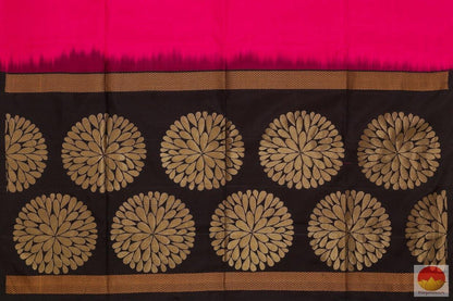Borderless - Handwoven Kanchipuram Soft Silk Saree - Pure Silk -PV G 4183 - Archives - Silk Sari - Panjavarnam