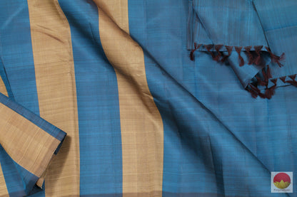 Borderless - Handwoven Pure Silk Kanjivaram Saree - Non Zari - PV G 1997 - Archives - Silk Sari - Panjavarnam