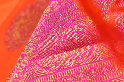Borderless Handwoven Pure Silk Kanjivaram Saree - Pure Zari - PA 154 Archives - Silk Sari - Panjavarnam