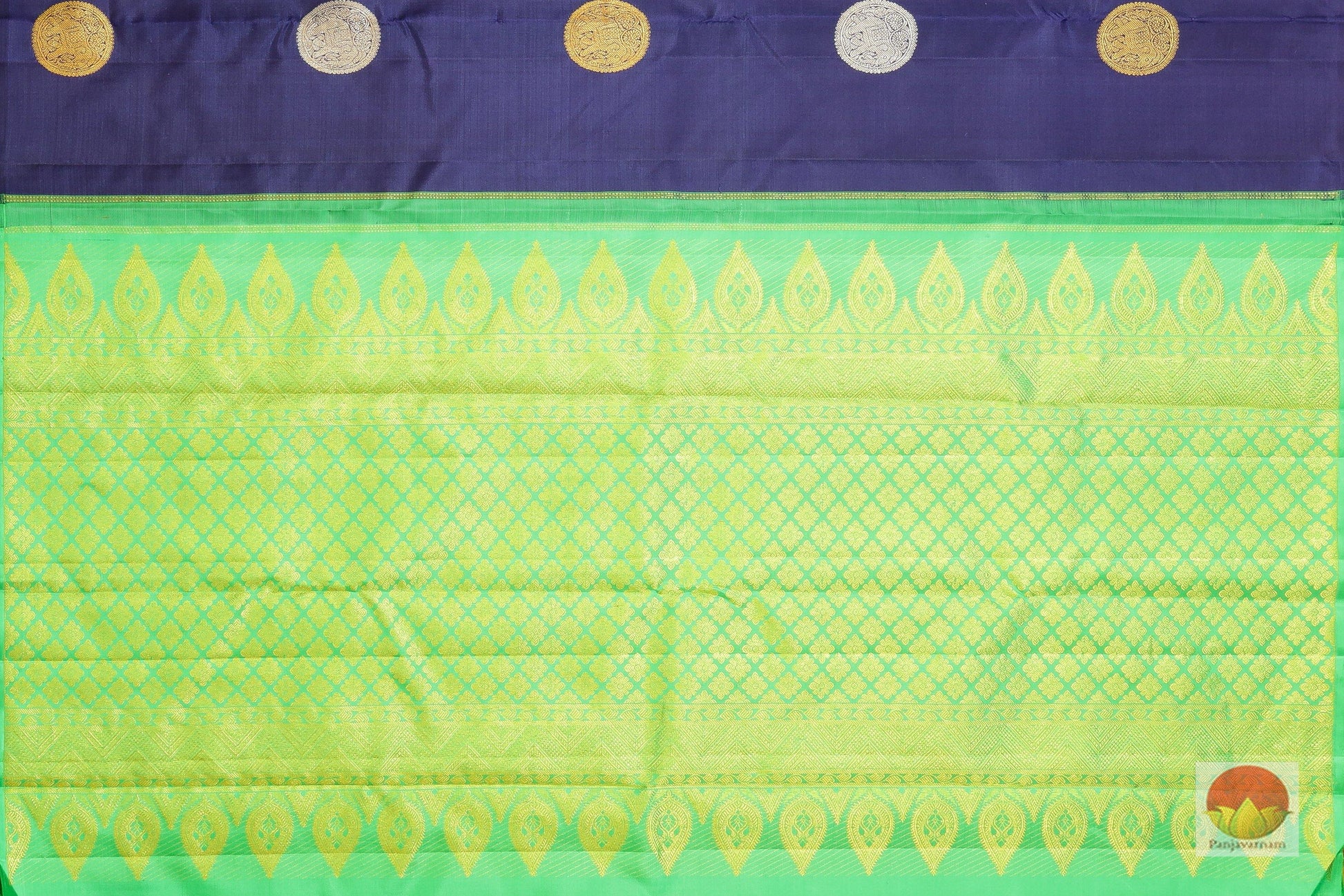 Borderless Handwoven Pure Silk Kanjivaram Saree - Pure Zari - PV G 1751 Archives - Silk Sari - Panjavarnam