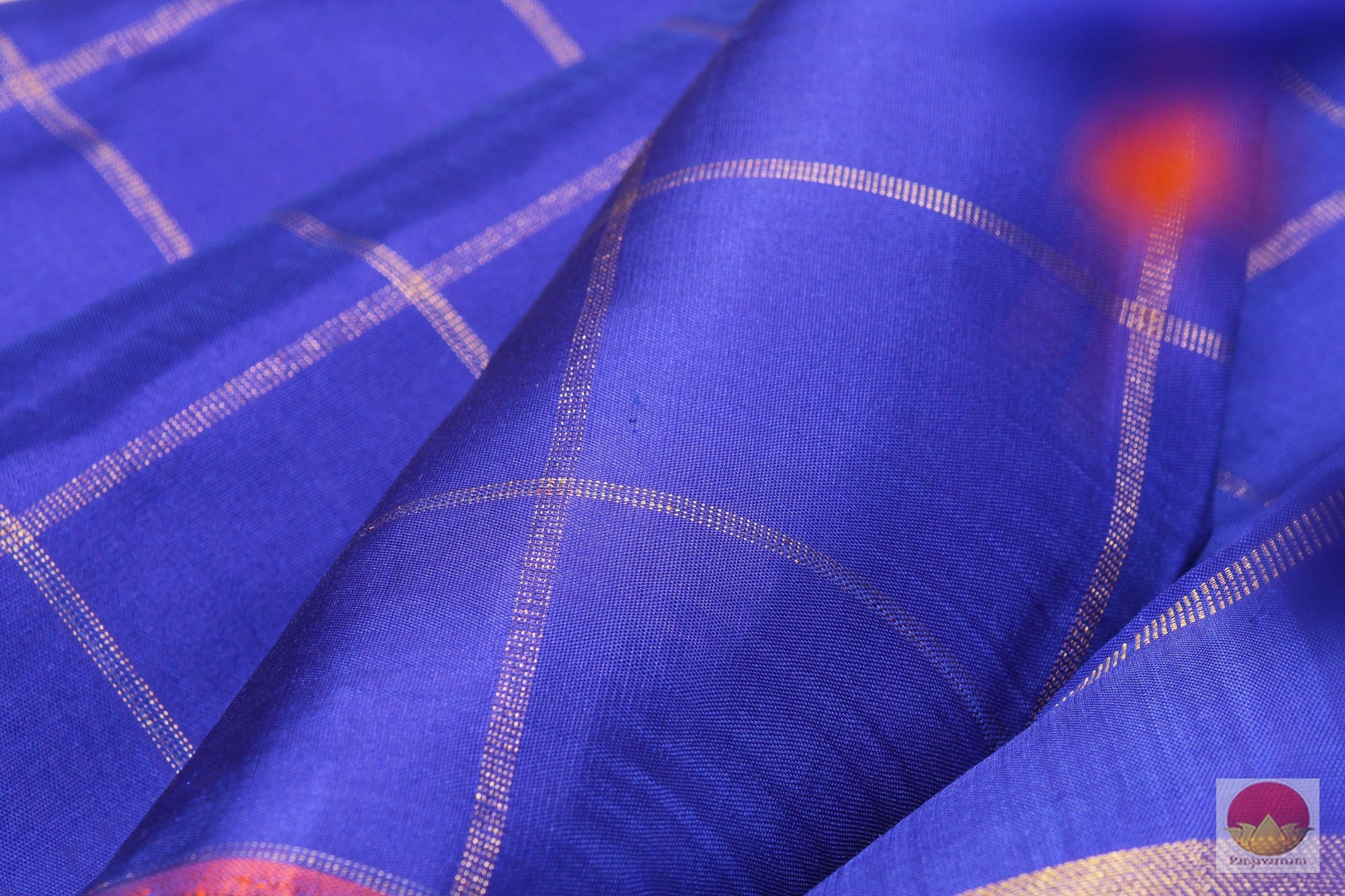 Borderless - Handwoven Pure Silk Kanjivaram Saree - Pure Zari - PV G 1912 - Silk Sari - Panjavarnam