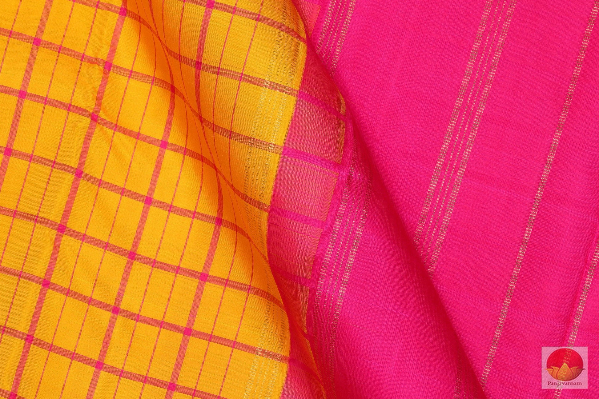 Borderless - Handwoven Pure Silk Kanjivaram Saree - Pure Zari - PV G 1920 - Archives - Silk Sari - Panjavarnam