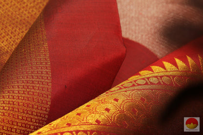Borderless Handwoven Pure Silk Kanjivaram Saree - Pure Zari - PV G 1926 Archives - Silk Sari - Panjavarnam