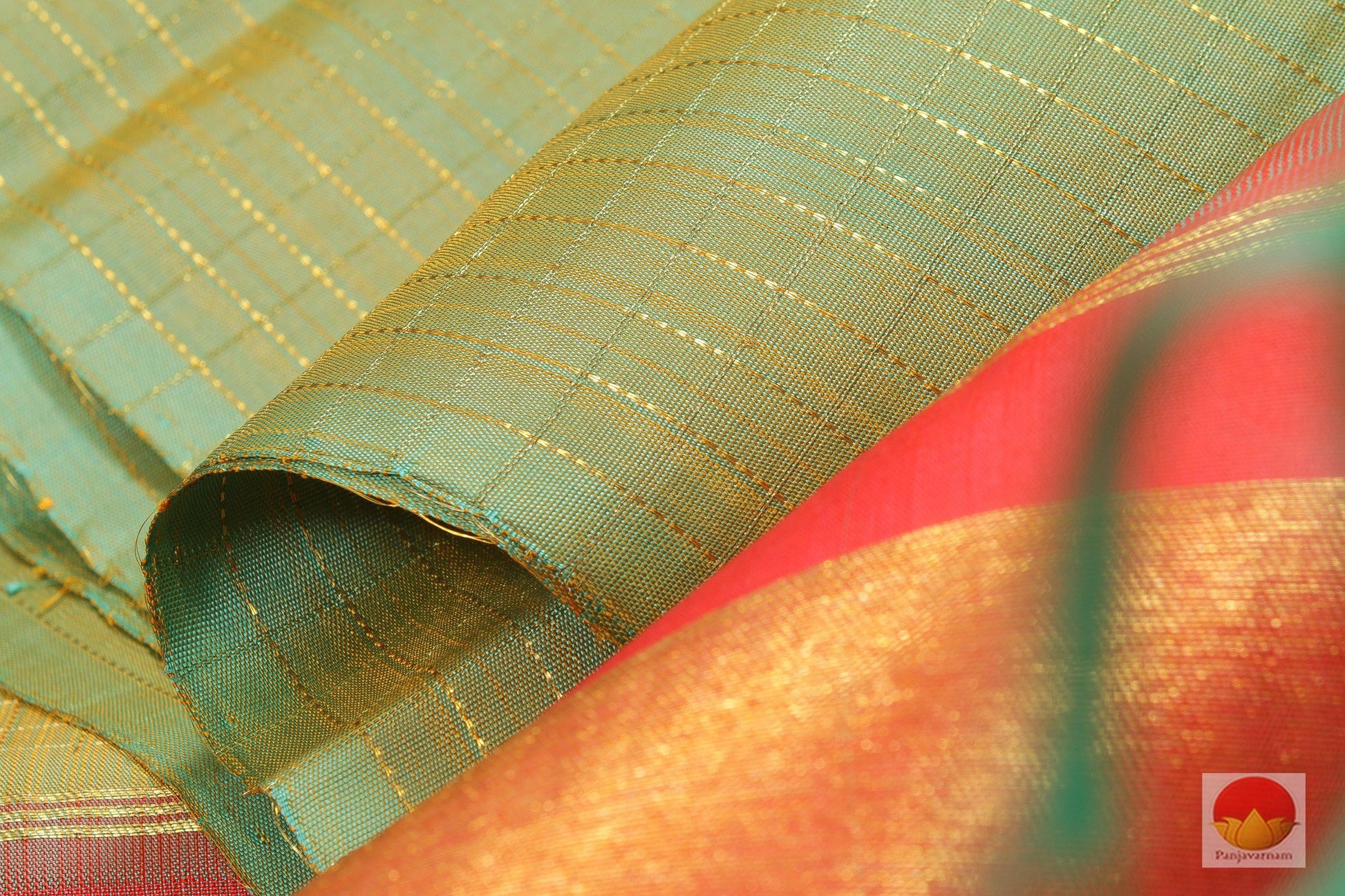 Borderless - Handwoven Pure Silk Kanjivaram Saree - Pure Zari - PV SS 06 Archives - Silk Sari - Panjavarnam