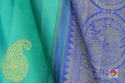 Borderless Handwoven Pure Silk Kanjivaram Saree - Pure Zari - PVJL 0718 1527 Archives Archives - Silk Sari - Panjavarnam
