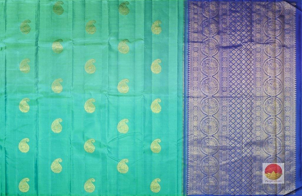 Borderless Handwoven Pure Silk Kanjivaram Saree - Pure Zari - PVJL 0718 1527 Archives Archives - Silk Sari - Panjavarnam