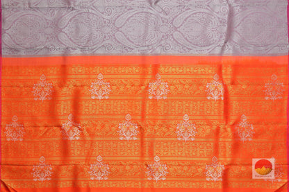 Borderless Handwoven Pure Silk Kanjivaram Saree - Pure Zari - PVVK 155258 Archives - Silk Sari - Panjavarnam