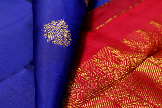 Borderless Handwoven Pure Silk Kanjivaram Silk Saree - Pure Zari - AR02 - Archives - Silk Sari - Panjavarnam