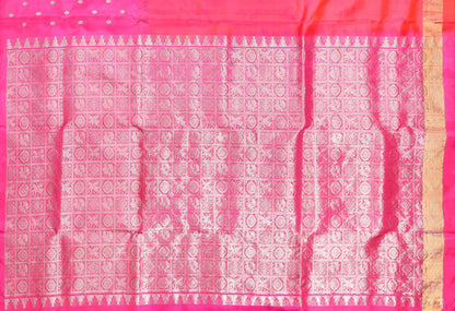 Borderless Handwoven Pure Silk Saree - Pure Zari - PA 157 Archives - Silk Sari - Panjavarnam