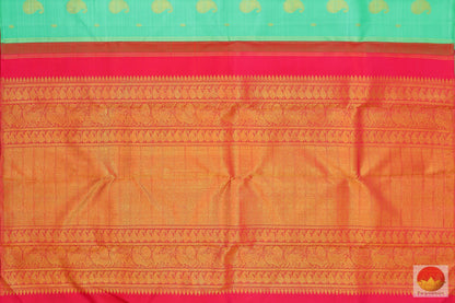 Borderless Handwoven Pure Silk Saree - Pure Zari - PVG 4009 Archives - Silk Sari - Panjavarnam