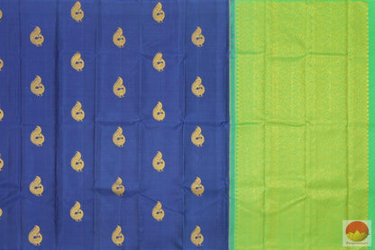 Borderless - Kanchipuram Silk Saree - Handwoven Pure Silk - Pure Zari - PV G 4114 Archives - Silk Sari - Panjavarnam