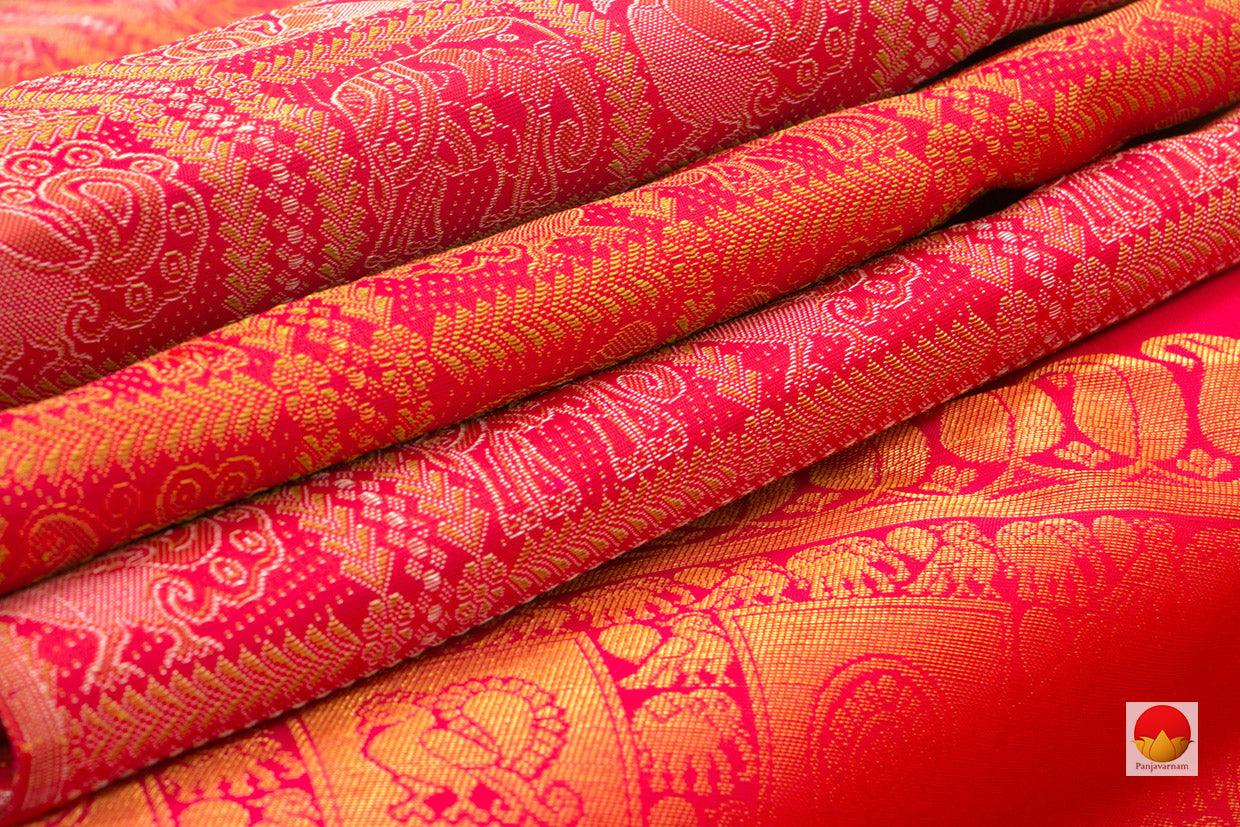 Borderless - Kanchipuram Silk Saree - Handwoven Pure Silk - Pure Zari - PV SRI 5035 - Archives - Silk Sari - Panjavarnam