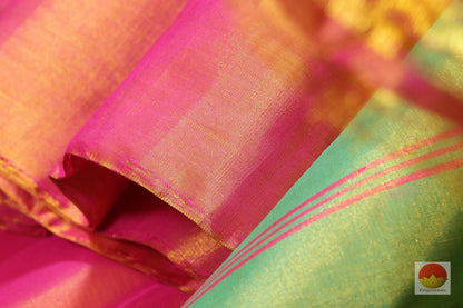 Borderless Pure Tissue Handwoven Kanjivaram Saree - Pure Zari - PV G 1830 - Archives - Silk Sari - Panjavarnam