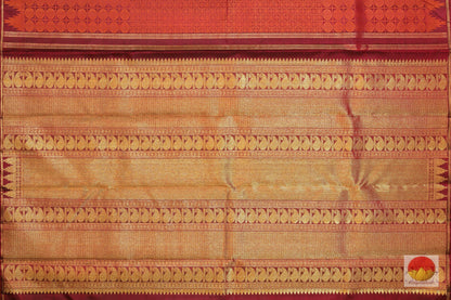 Borderless - Silk Thread Work - Handwoven Pure Silk Kanjivaram Saree - Pure Zari - PV SO 5 5235 Archives - Silk Sari - Panjavarnam