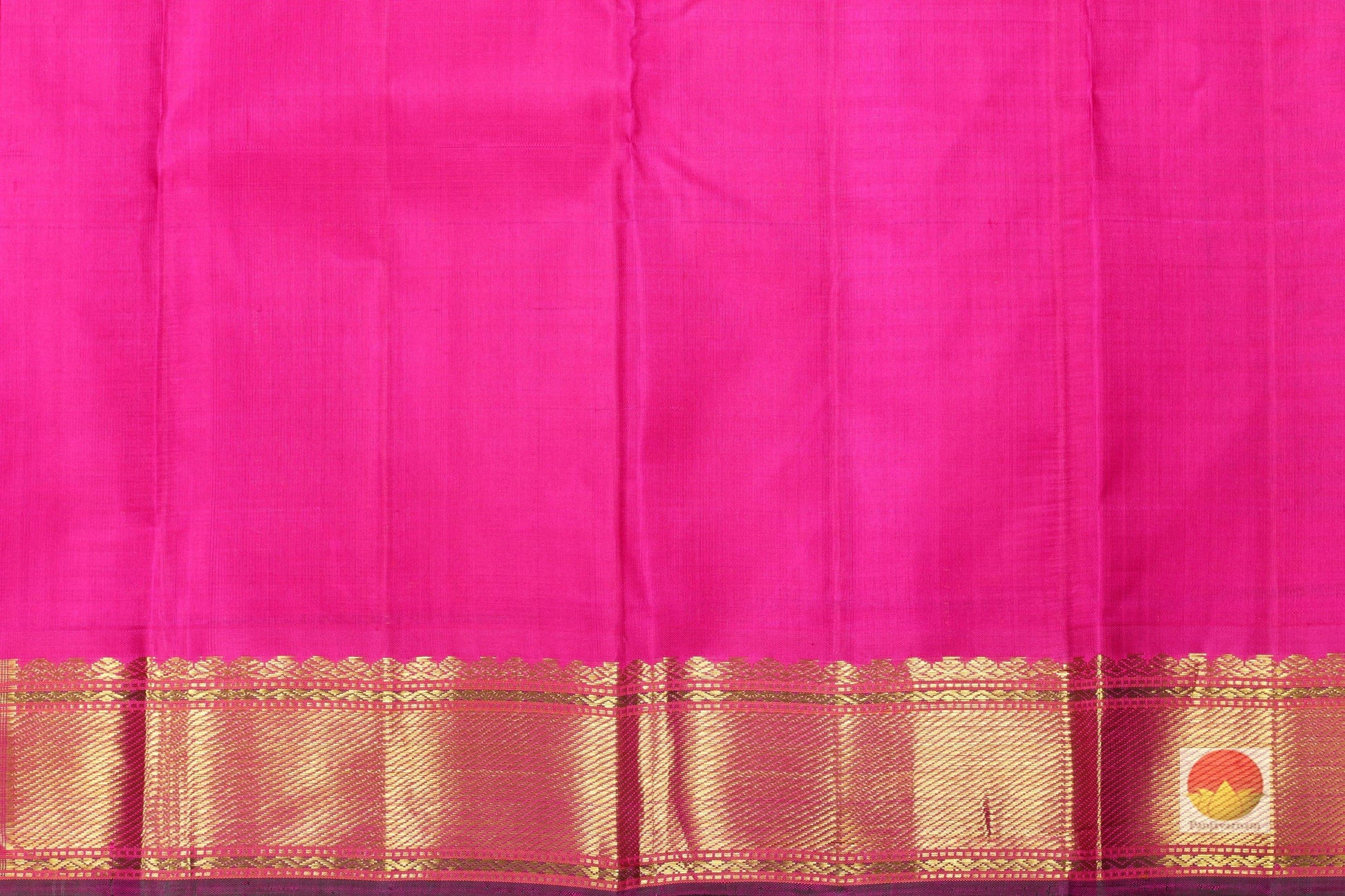 Chettinad Checks Handwoven Pure Silk Kanjivaram Saree - Pure Zari - PA 195 Archives - Silk Sari - Panjavarnam