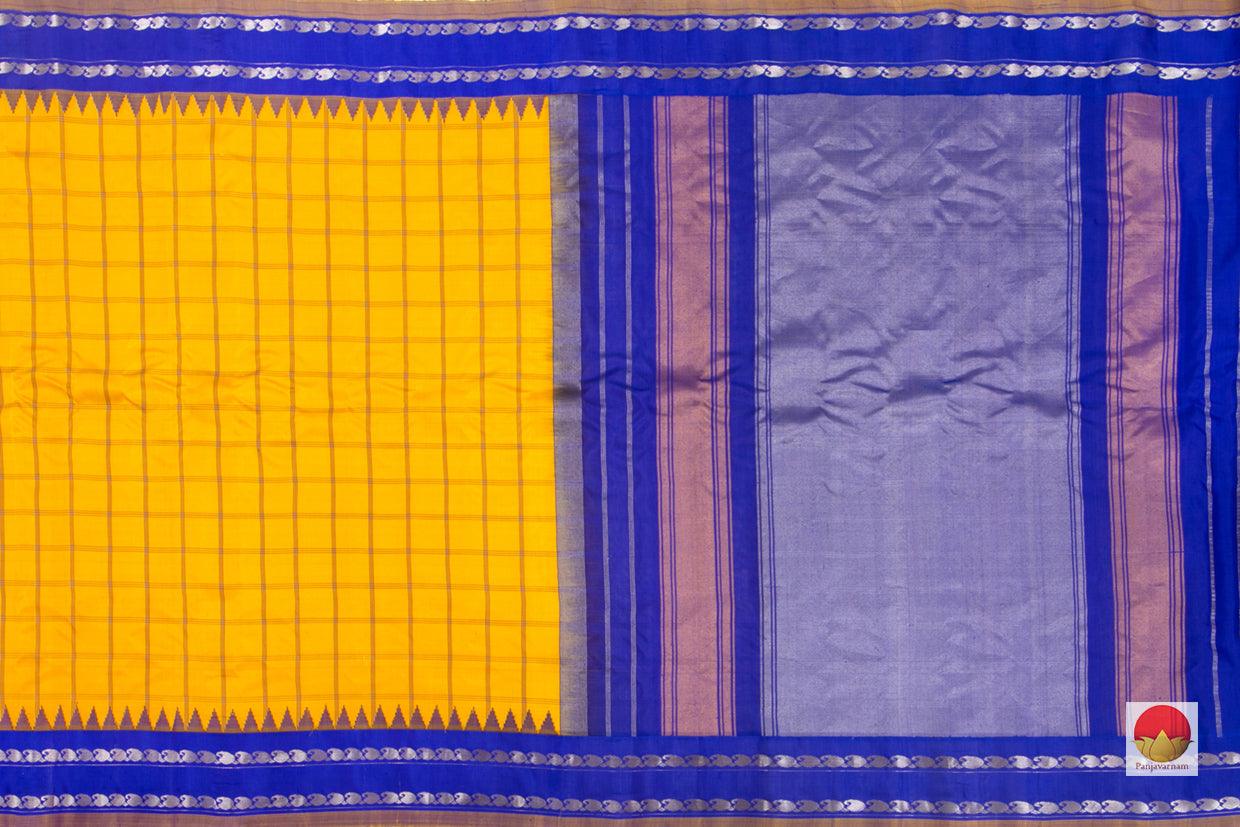 Gadwal Silk Saree - Handwoven Pure Silk - PV GD SRI 03 - Gadwal Silk - Panjavarnam