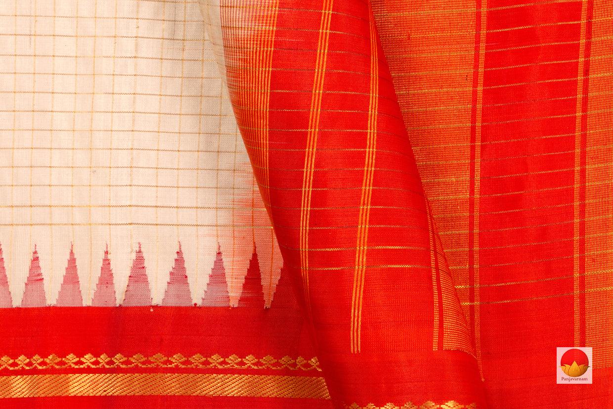 Gadwal Silk Saree - Handwoven Pure Silk - PV GD SRI 05 - Gadwal Silk - Panjavarnam