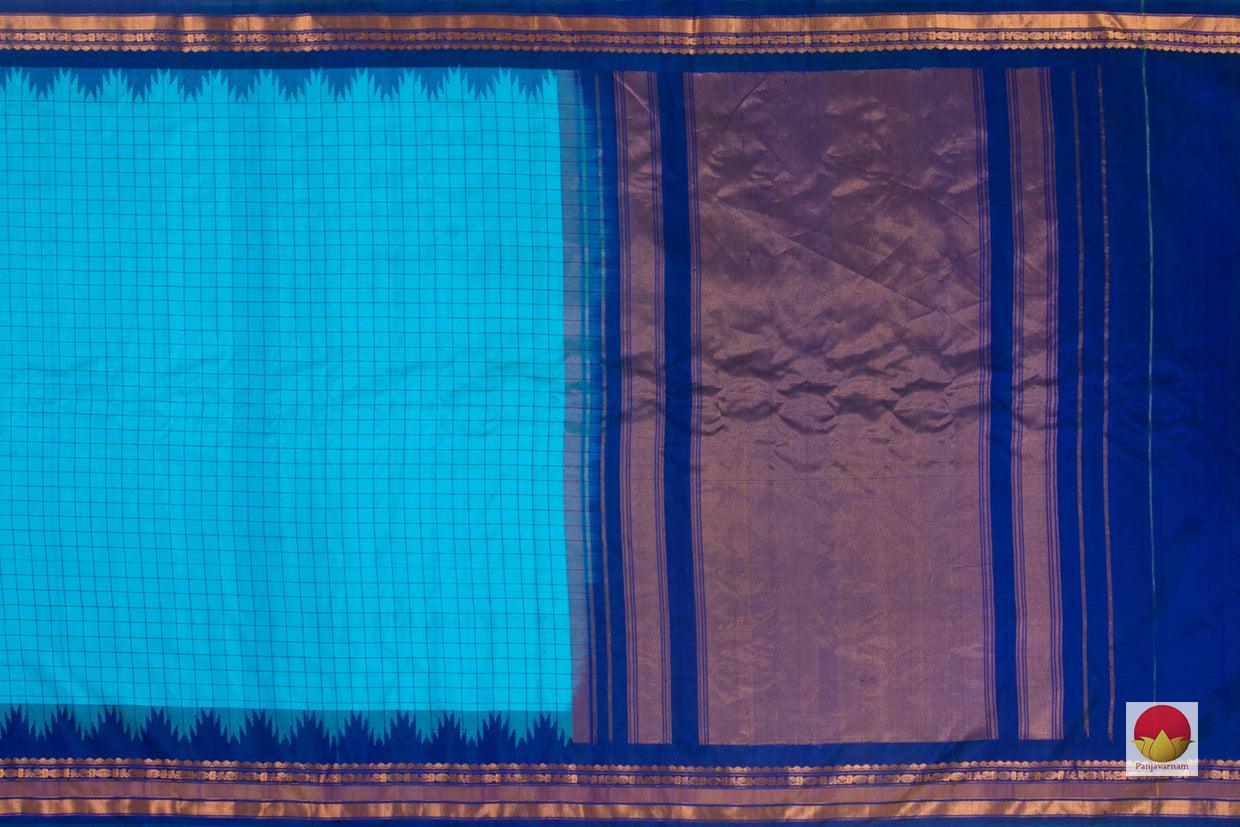 Gadwal Silk Saree - Handwoven Pure Silk - PV GD SRI 15 - Gadwal Silk - Panjavarnam