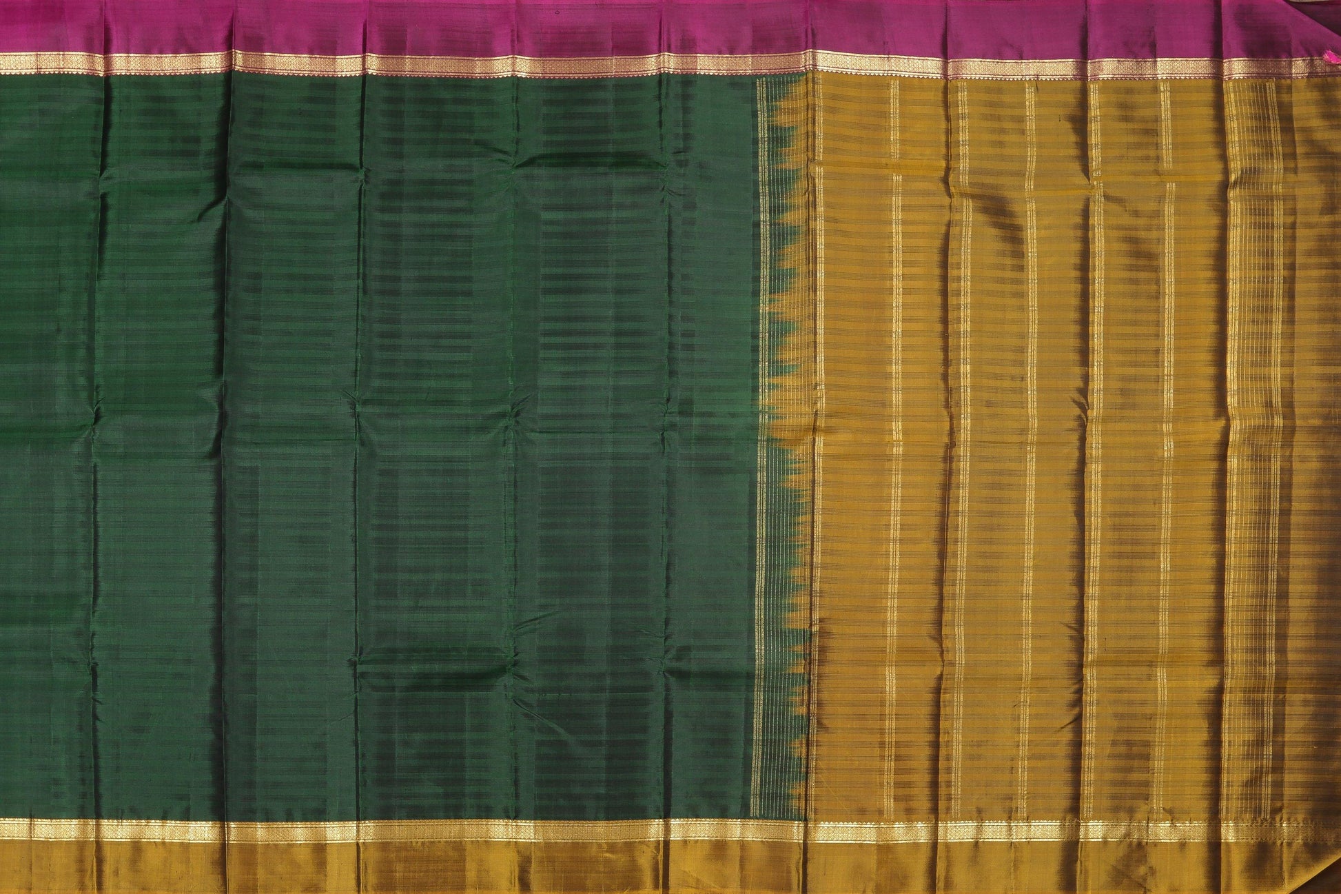 Ganga Jamuna Border Handwoven Pure Silk Kanjivaram Saree - Lite Weight Silk - PVJU 0618 1467 Archives - Silk Sari - Panjavarnam