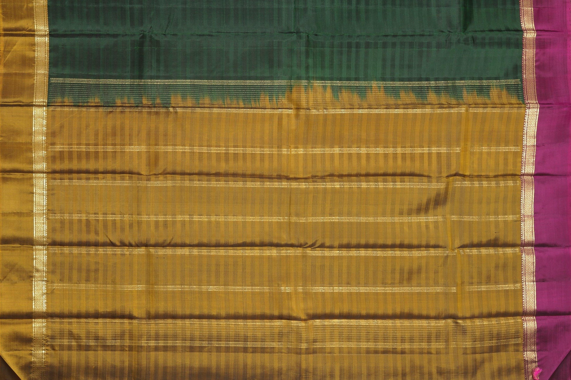 Ganga Jamuna Border Handwoven Pure Silk Kanjivaram Saree - Lite Weight Silk - PVJU 0618 1467 Archives - Silk Sari - Panjavarnam
