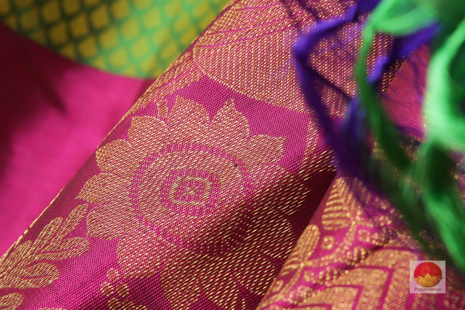 Ganga Jamuna Border Handwoven Pure Silk Kanjivaram Saree - Pure Zari - PV G 1770 - Archives - Silk Sari - Panjavarnam