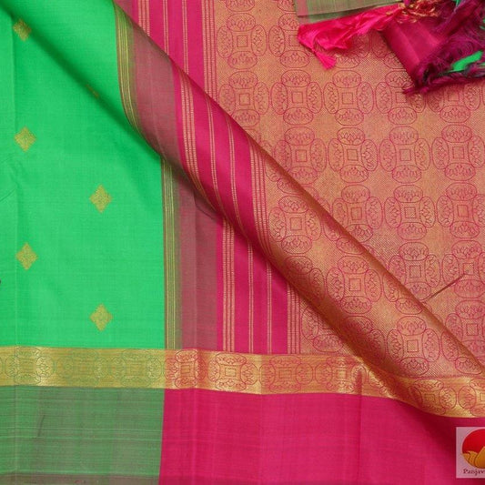 Ganga Jamuna - Kanchipuram Silk Saree - Handwoven Pure Silk - Pure Zari - PV G 4154 - Silk Sari - Panjavarnam PV G 4154
