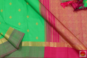 Ganga Jamuna - Kanchipuram Silk Saree - Handwoven Pure Silk - Pure Zari - PV G 4154 - Silk Sari - Panjavarnam PV G 4154