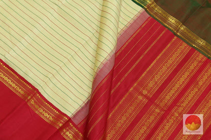 Ganga Jamuna - Kanchipuram Silk Saree - Handwoven Pure Silk - Pure Zari - PV J 935 - Archives - Silk Sari - Panjavarnam