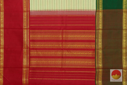 Ganga Jamuna - Kanchipuram Silk Saree - Handwoven Pure Silk - Pure Zari - PV J 935 - Archives - Silk Sari - Panjavarnam