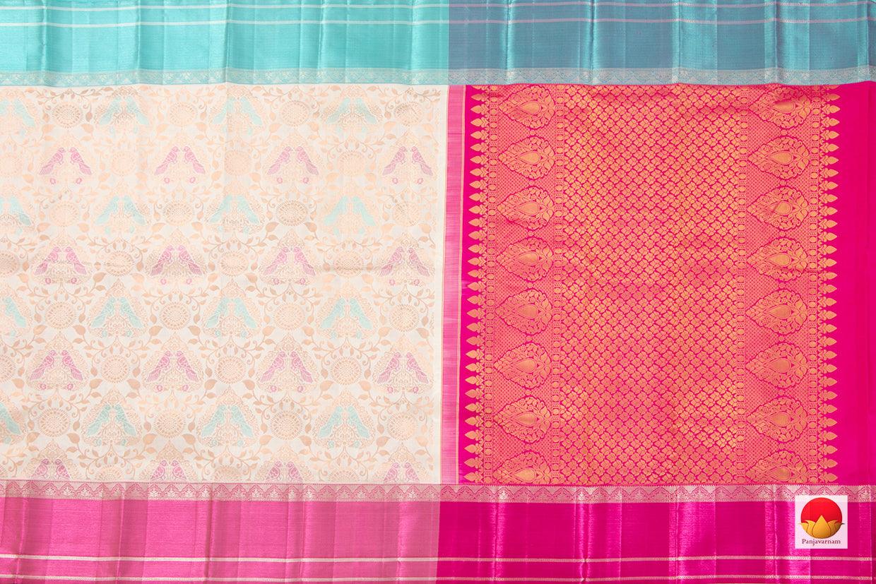 Ganga Jamuna - Kanchipuram Silk Saree - Handwoven Silk - Pure Zari - PV SRI 5689 - Silk Sari - Panjavarnam