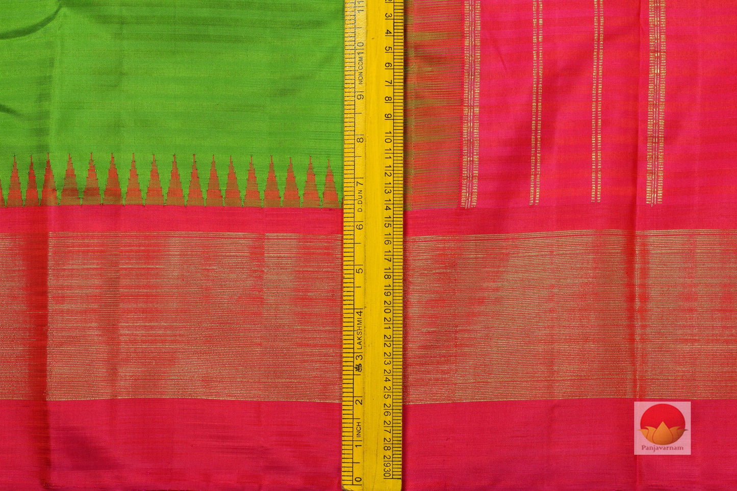 Ganga Jamuna Temple Border Handwoven Kanjivaram Pure Silk Saree - Pure Zari - PA 188 Archives - Silk Sari - Panjavarnam