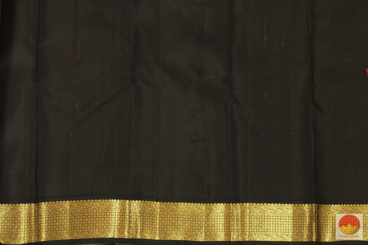 Gheva & Black - Handwoven Pure Silk Kanjivaram Saree - Pure Zari - PV SVS 01A Archives - Silk Sari - Panjavarnam
