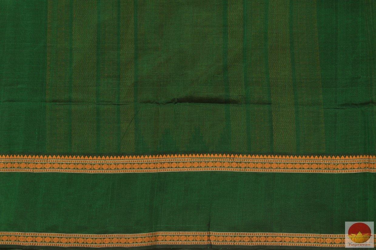 Green & Mustard - Handwoven Silk Cotton Saree - Aiyram Butta - KSC 214 Archives - Silk Cotton - Panjavarnam