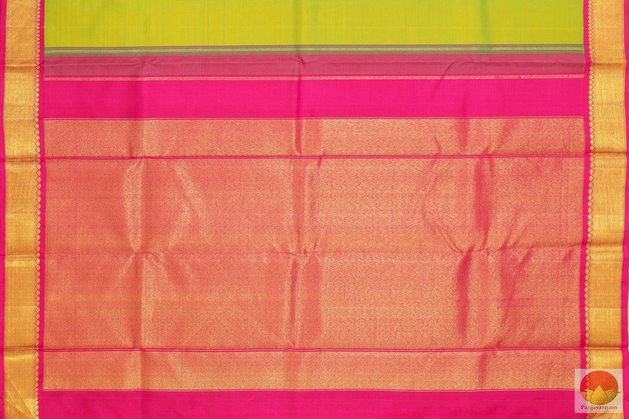 Green & Pink - Kanchipuram Silk Saree - Handwoven Pure Silk - Pure Zari - PV G 4152 Archives - Silk Sari - Panjavarnam
