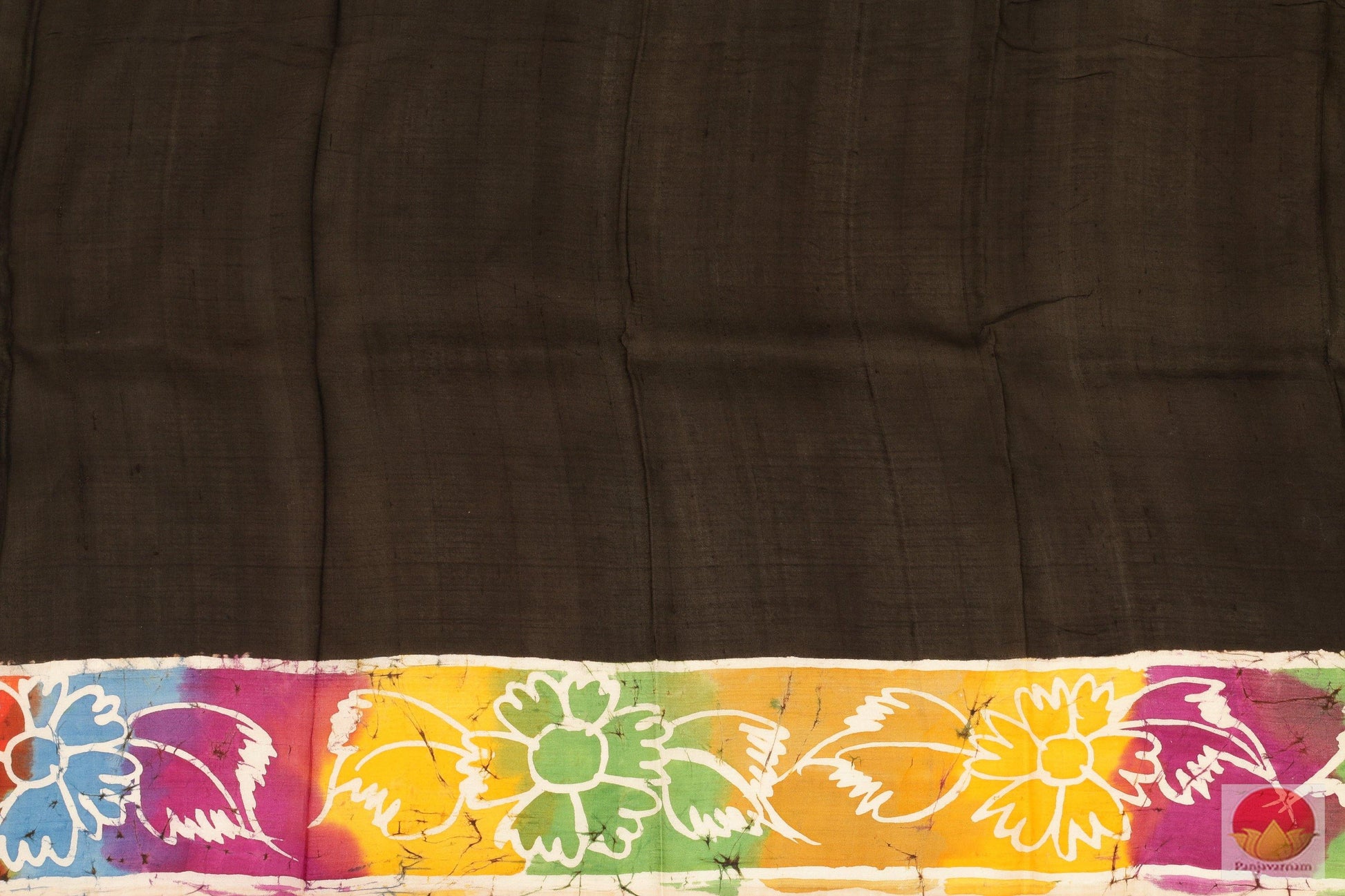 Handpainted Batik Pure Silk Saree - PB 152 Archives - Batik Silk - Panjavarnam
