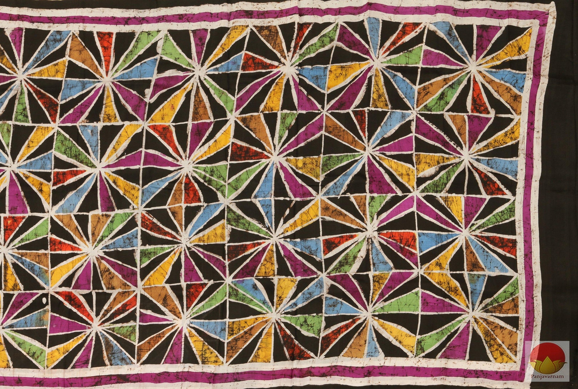 Handpainted Batik Pure Silk Saree - PB 164 Archives - - Panjavarnam
