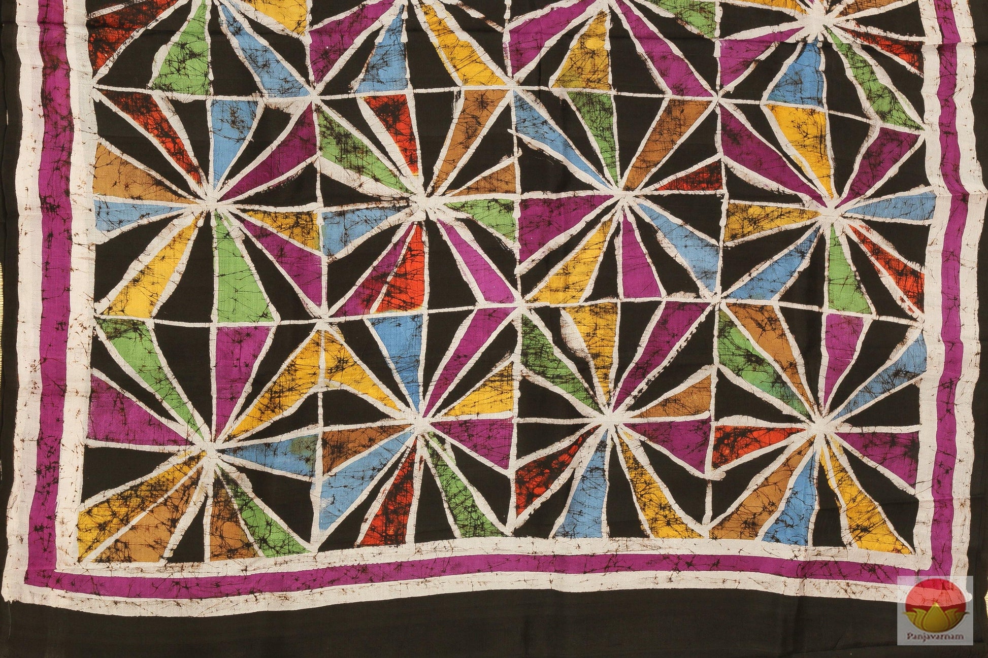 Handpainted Batik Pure Silk Saree - PB 164 Archives - - Panjavarnam