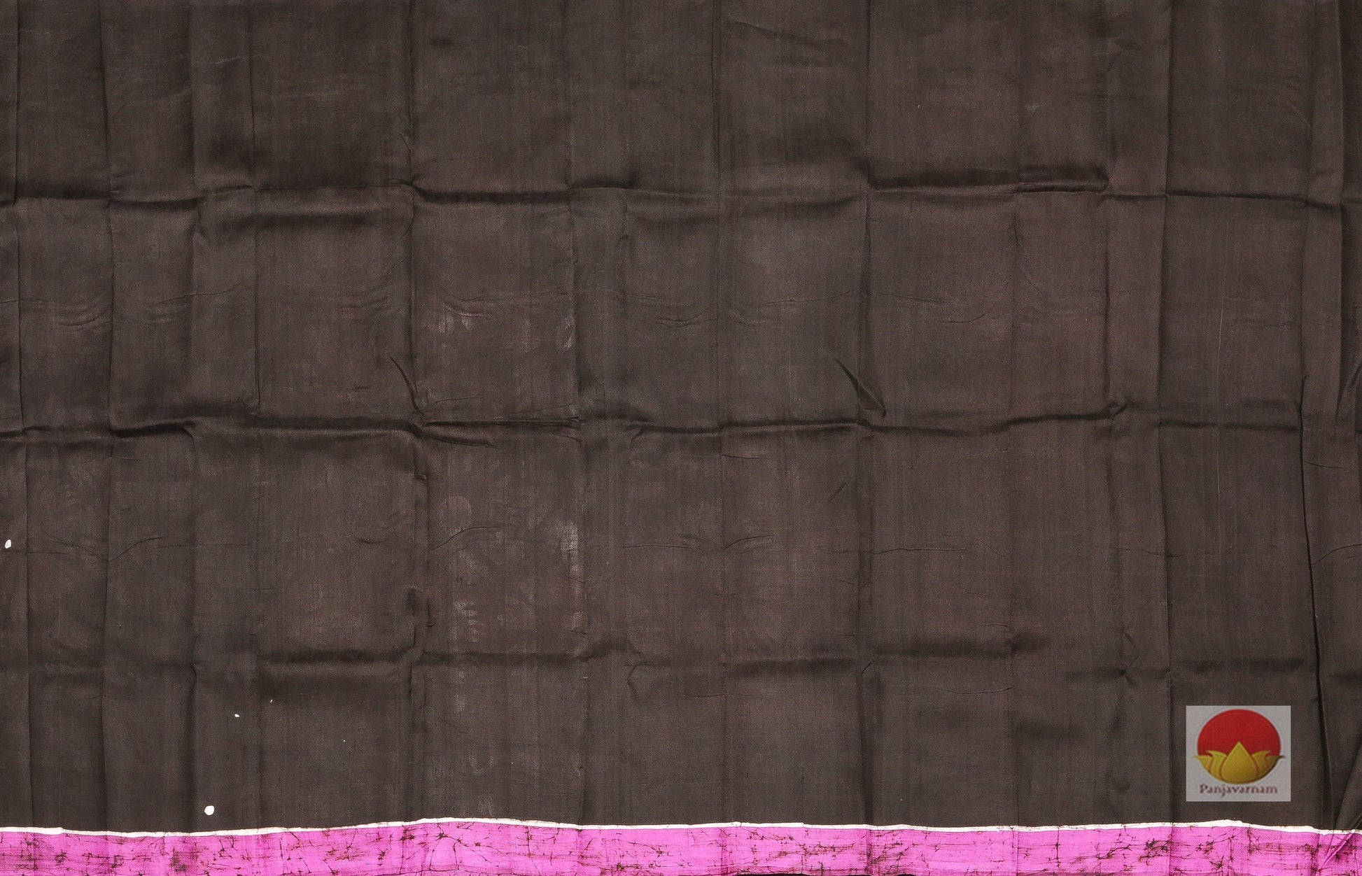 Handpainted Batik Silk Saree - Partly Pallu - PB 80 - Batik Silk - Panjavarnam