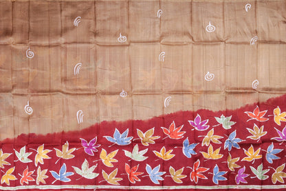 Handpainted Batik Silk Saree - PB 02 - Batik Silk - Panjavarnam PB 01