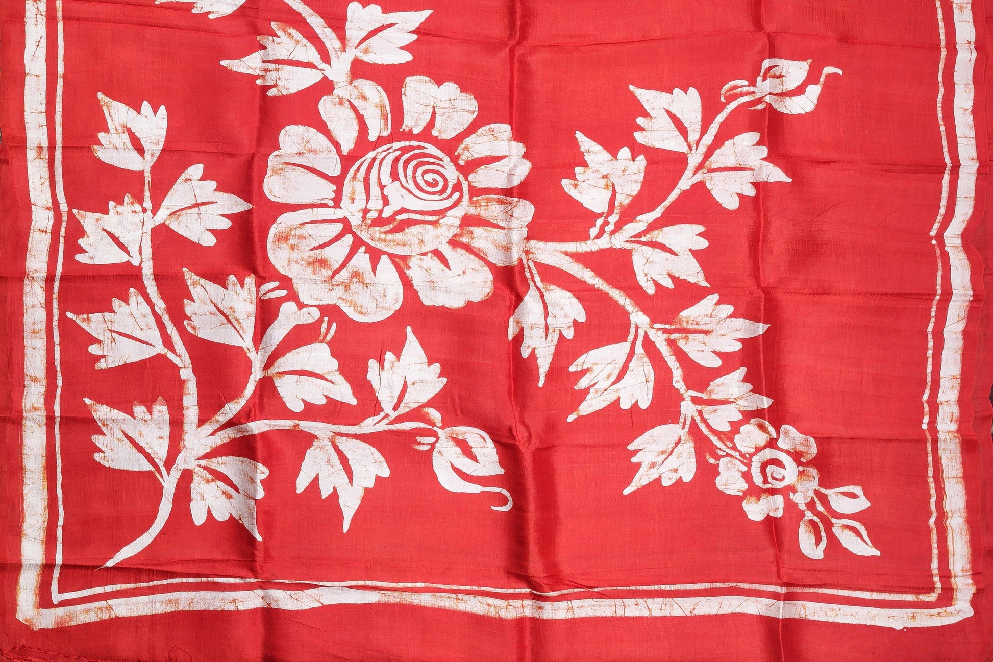 Handpainted Batik Silk Saree - PB 10 - Batik Silk - Panjavarnam