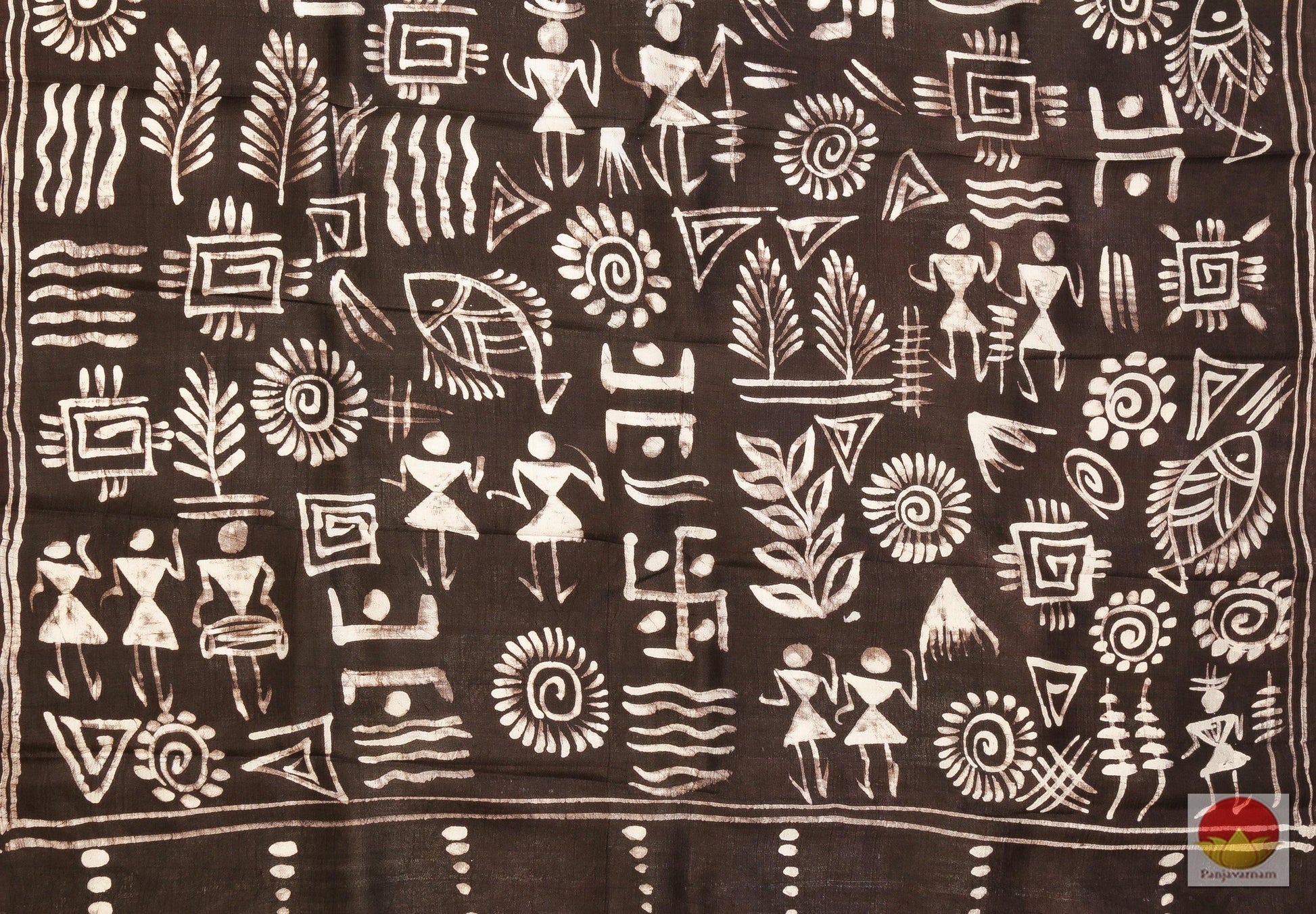 Handpainted Batik Silk Saree - PB 112 Archives - Batik Silk - Panjavarnam