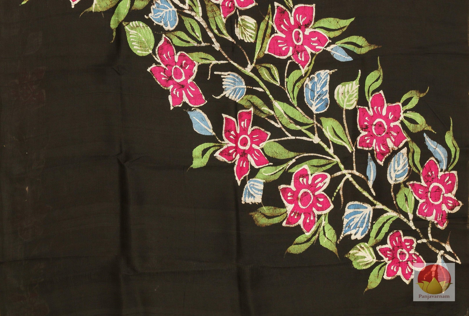 Handpainted Batik Silk Saree - PB 153 Archives - Batik Silk - Panjavarnam